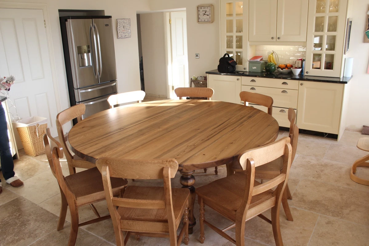 large round dining room tables with leaves