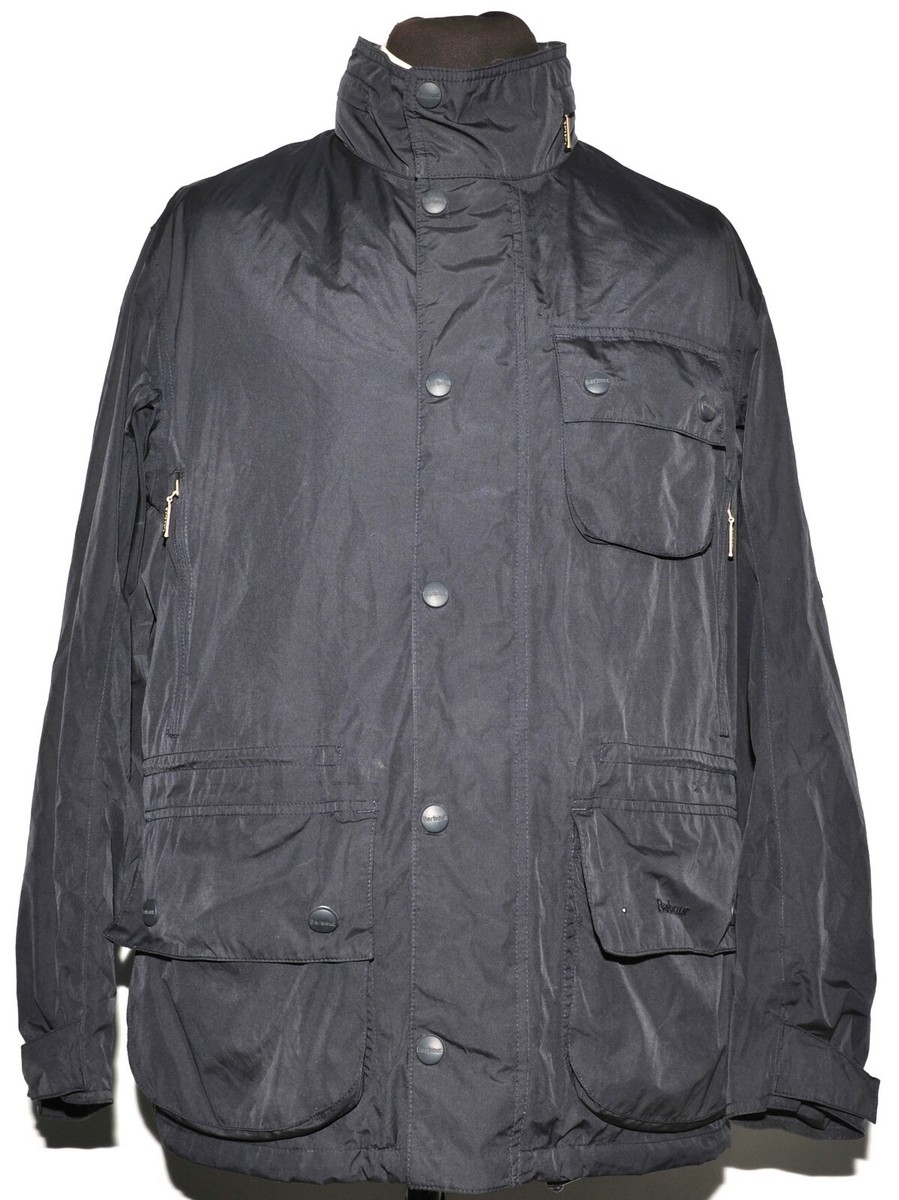 GREAT MEN BARBOUR FEATHERWEIGHT SOLENT RAIN JACKET BREATHABLE SIZE