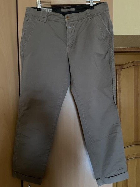 Women Closed Trousers Brown 38 / M / 46