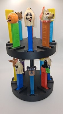 Display Carousel Stand for PEZ Candy Dispensers.  Holds 16.  (PEZ not Included)