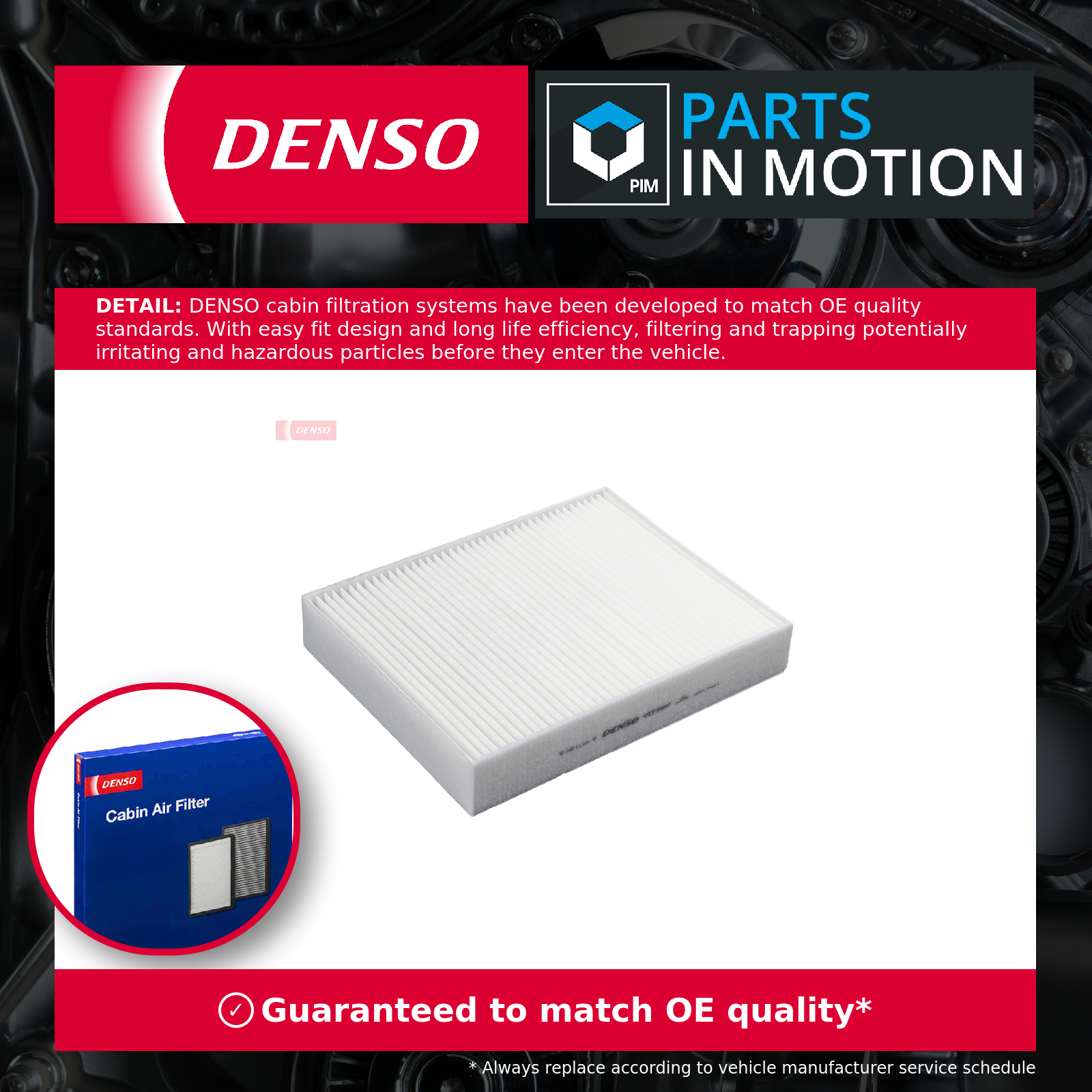 Pollen / Cabin Filter fits BMW 120D F20, F21 2.0D 2011 on Denso 64119237554 New - Image 49