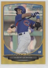 2013 Bowman Chrome Prospects Gold Refractor 34/50 Albert Almora #BCP206 3q5