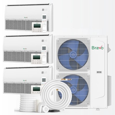 Bravo 3-Zone MS AC & Pump 42000 BTU Universal/Floor Ceiling 12K+12K+18K