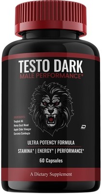 (1 Pack) TestoDark for Men Capsules   Testo Dark Vitamin Complex Pills, Energy