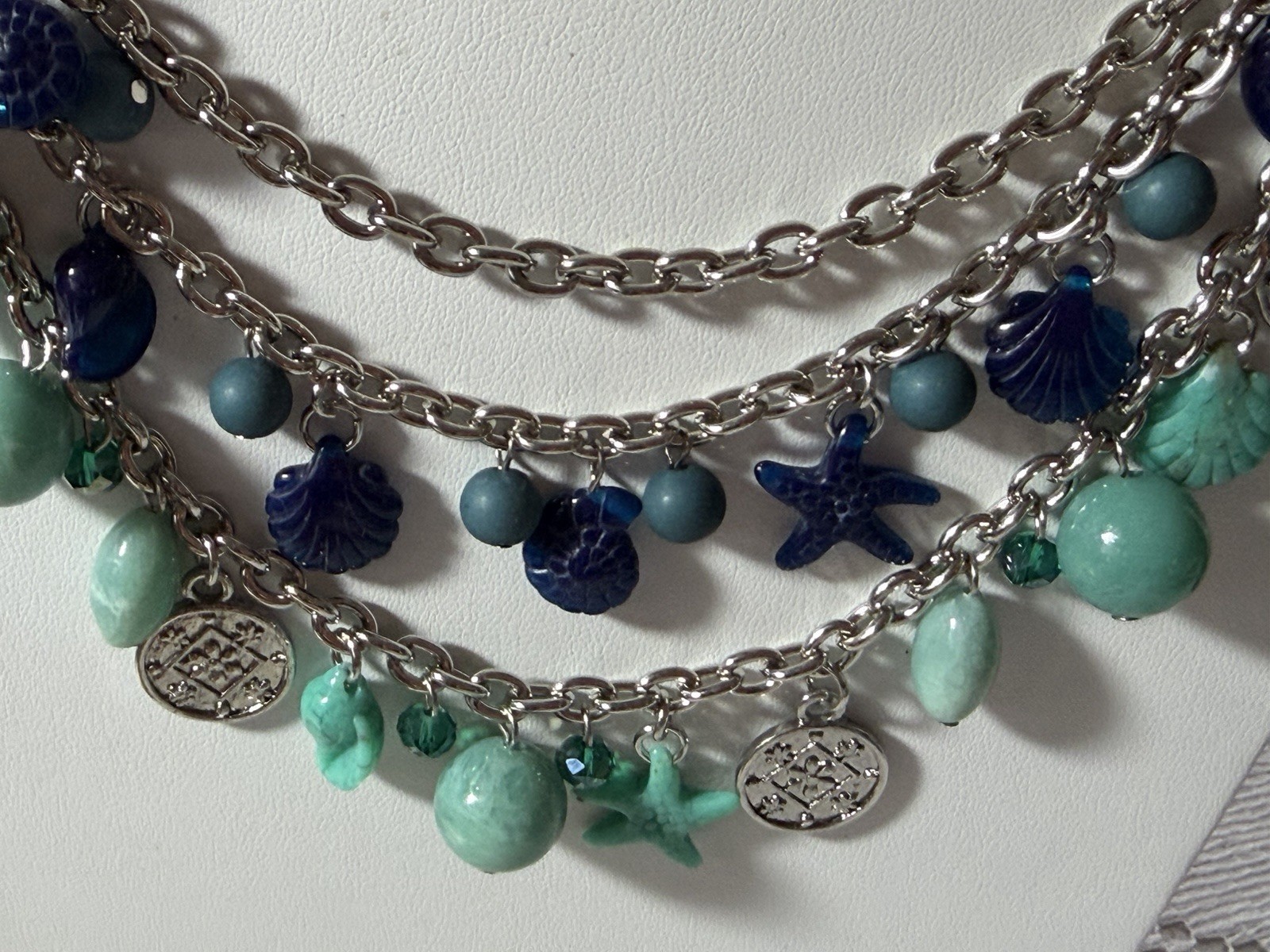 Multi-Strand Boho-Style Statement Necklace & Earr… - image 3