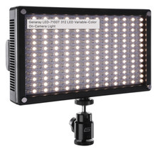 Genaray LED-7100T LED Variable-Color On-Camera Light, New