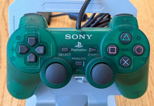 OFFICIAL Sony PS2 PlayStation 2 DualShock 2 Analog Controller Clear Green