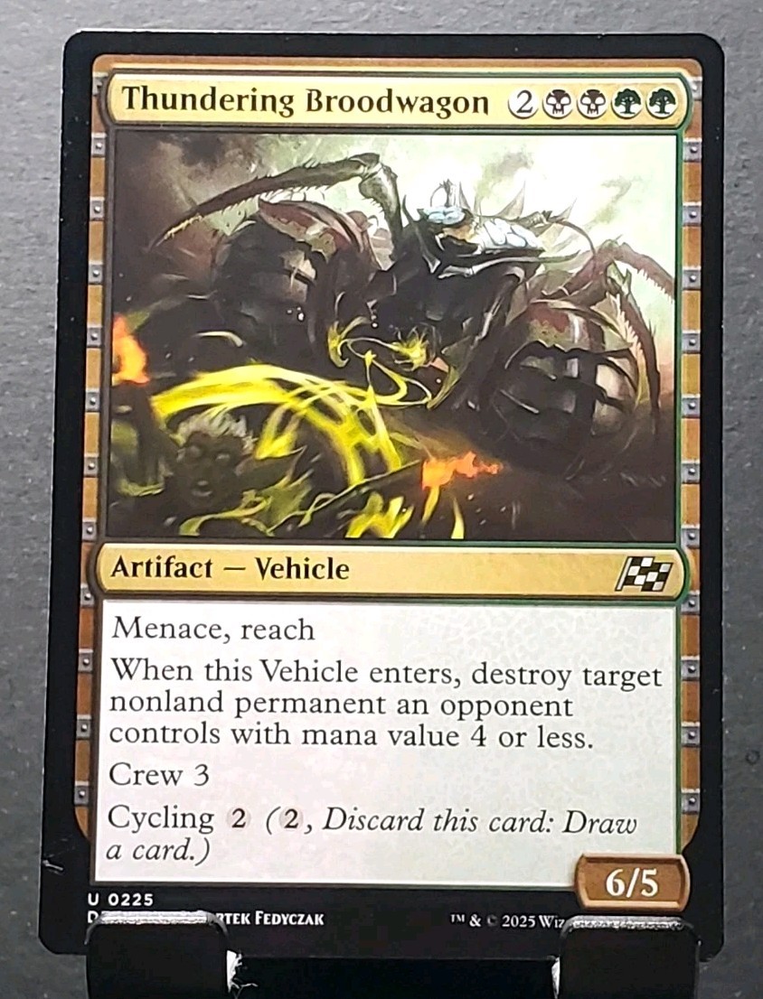 MTG #0225 THUNDERING BROODWAGON Artifact Uncommon Aetherdrift card⚔️NM/MT