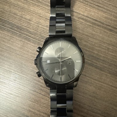 NEW CHEETAH Brand Men s Black Chronograph Watch Stainless Steel Waterproof