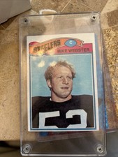 Topps 1977 Mike Webster #99 Pittsburgh Steelers Football Card. *ROOKIE CARD*. rookie card picture