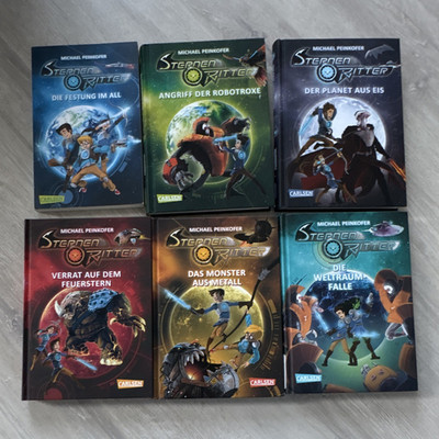 Sternenritter 6er Buchpaket Michael Peinkofer   6 Bände Sci-Fi - Carlson Verlag