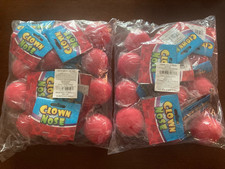 24 RED CLOWN NOSES - Soft foam / 2" / Individually Wrapped  Tagged - RINCO