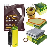 Inspektionspaket 5L Mannol 5W-30 FüR BMW F25 Xdrive20I Xdrive28I Sdrive20I