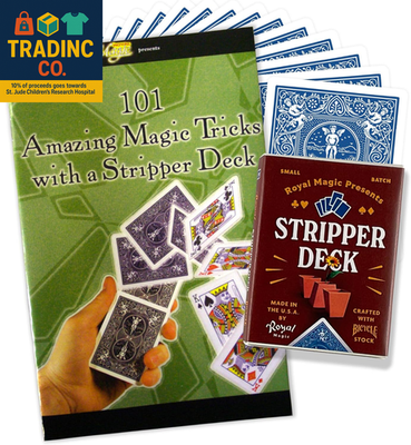 #ad Stripper Deck Kit with Bicycle Playing Cards – Learn 125 plus Magic Tricks Using $19.99