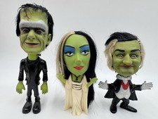 1964 The MUNSTERS Remco 3 Doll LOT HERMAN, LiLy, GRANDPA - Nice