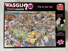 Wasgij Destiny 22  A Trip to the Tip Jigsaw Puzzle 1000 Pieces - Excellent