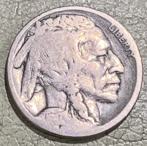 1917s Buffalo nickel, nice original GOOD condition with partial date, clear MM