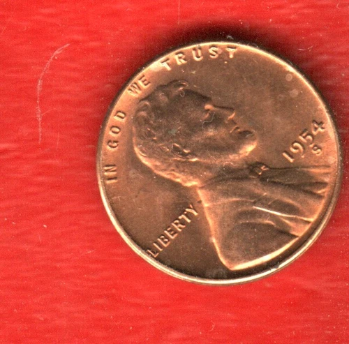 USA CENTS 1954 S