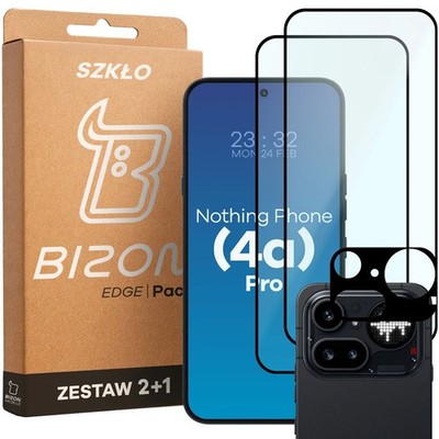 2x Schutzglas + Kameraglas für Nothing Phone (4a) Pro Bizon Displayschutzglas