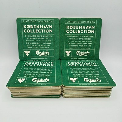 Carlsberg Lager Bierdeckel 52 Untersetzer Abtropfdeckel Kobenhavn Collection Neu