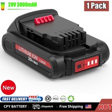 1x 20V 3.0Ah Replacement Battery for DeWalt 20V MAX Tools DCB201 DCB203 DCB204