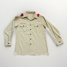 Boy Scouts of America BSA Men  s M Traditional Long-Sleeved Shirt Reinforced