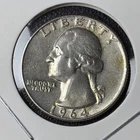 1964 D Washington Quarter - Uncirculated - 90% Silver