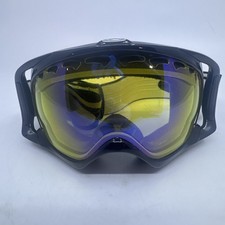 Oakley Crowbar Ski Snowboard Snow White Goggles Yellow Lens Adult