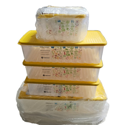 Tupperware Fridgesmart Containers 10 Piece Set-Yellow