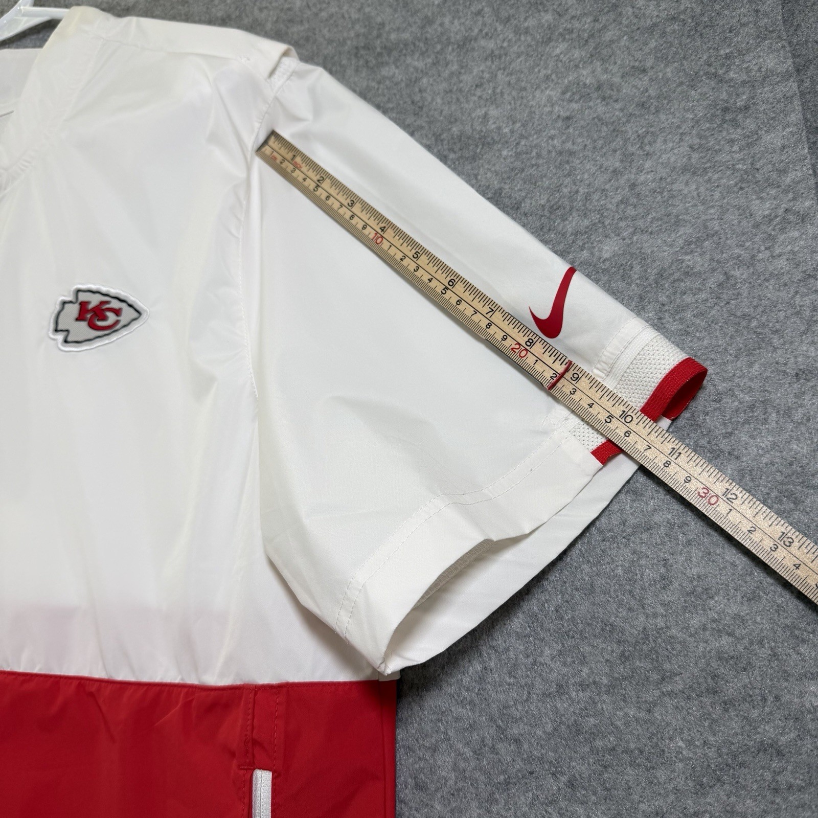 Nike Kansas City Chiefs NFL On Field Sideline Windbreaker Mens L Team Issue Fan thumbnail 6