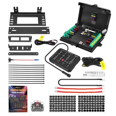 Touch Schaltpanel 12 Tasten Universal Fahrzeug -40°~+85°C Betriebstemperatur