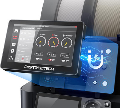 BIGTREETECH BTT Panda Touch 5  WiFi Touch Screen Bambu Lab X1 P1S P1P A1