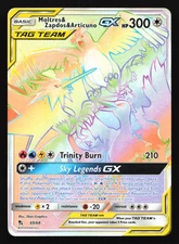 Moltres & Zapdos & Articuno GX 69/68 Hidden Fates Secret Rare Pokemon Card