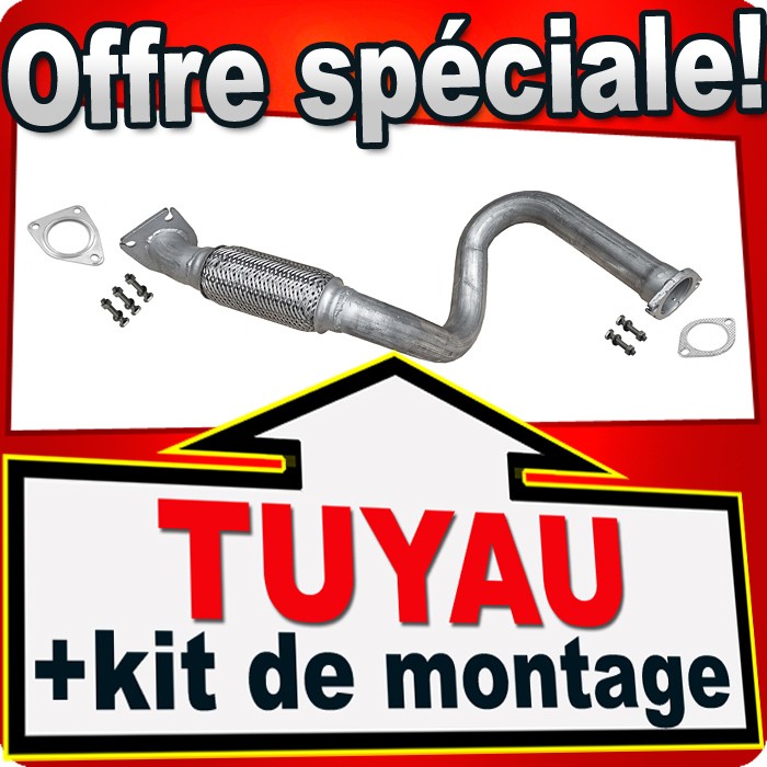 Tuyau d'échappement anti-fuite Chevrolet Trax 1.4 Turbo flexible
