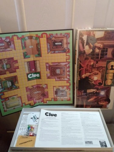 Vintage 1992 Parker Brothers CLUE Classic Detective Board Game Fully Complete VG