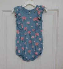 NWT Kyte Baby Peony Floral Bubble Romper sz 12-18 or 18-24 Months
