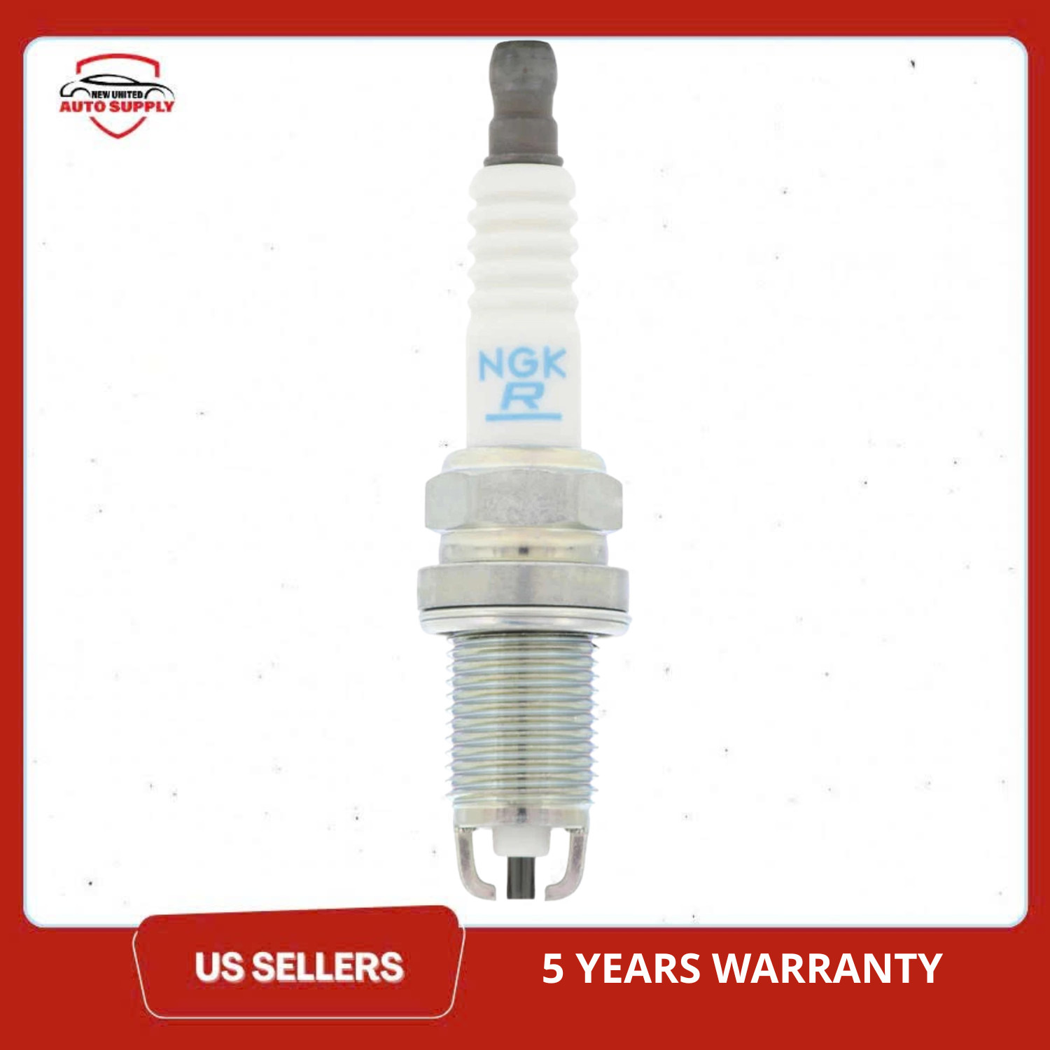 NGK 3967, BKR5EKB-11, Spark Plug, Set of 4
