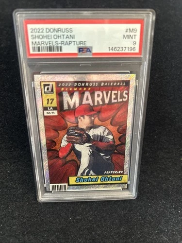 PSA 9 MINT 2022 DONRUSS MARVELS RAPTURE SHOHEI OHTANI