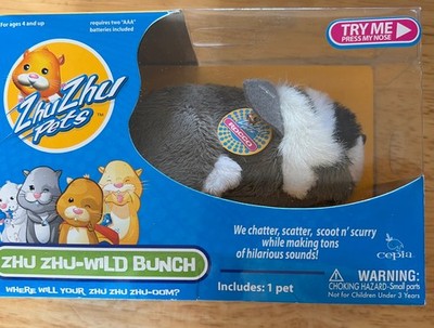 Zhu Zhu Pets Wild Bunch Rocco In Box 2009 NEW 86223