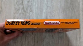 Donkey Kong Classics 1988 Nintendo NES Authentic Box, Manual & Sleeve Only 