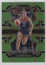 2024 Select WNBA Concourse Neon Green Prizm 16/75 Celeste Taylor Rookie RC 1jb0