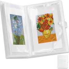 A5 Mini Diamond Art Storage Book, Mini Size Portfolio Folder for Diamond Art ...
