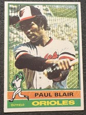 1976 TOPPS PAUL BLAIR (BALTIMORE ORIOLES) #473 EX