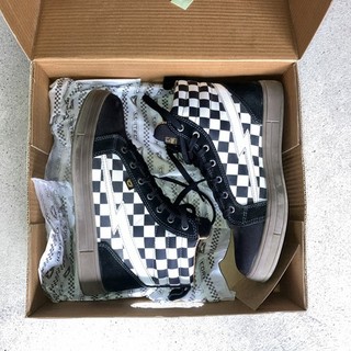 Cortech Limited Edition Check Slayer Shoes (8 White/Black)
