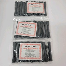 First Lady Marianna 12 Professional Cold Wave Permanent Curler Rods Lot 3 Read