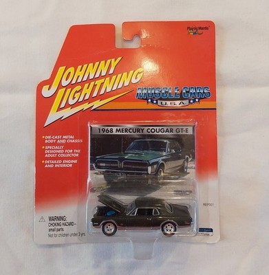 Johnny Lightning 1968 Mercury Cougar GT-E Muscle Cars USA Diecast 1:64 Green
