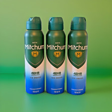 3 Mitchum Men Spray Antiperspirant  Deodorant Ice Fresh 150 ml 48 hr