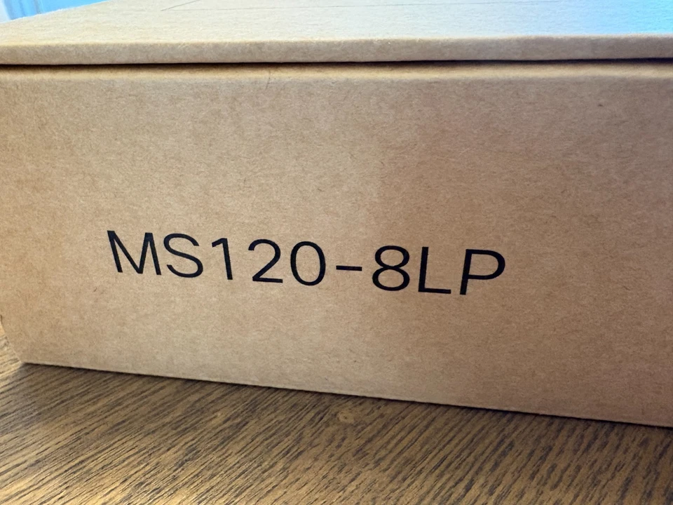 Cisco Meraki MS120-8LP PoE Switch New No License Never Claimed in a Dashboard - Image 3 of 4