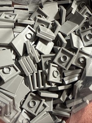 2x2 LEGO 3068 Light Bluish Gray Tile Lot of 10
