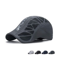 Alphabet Mesh Breathable Sport Hat Men Quick Dry Outdoor Sunscreen Baseball Cap
